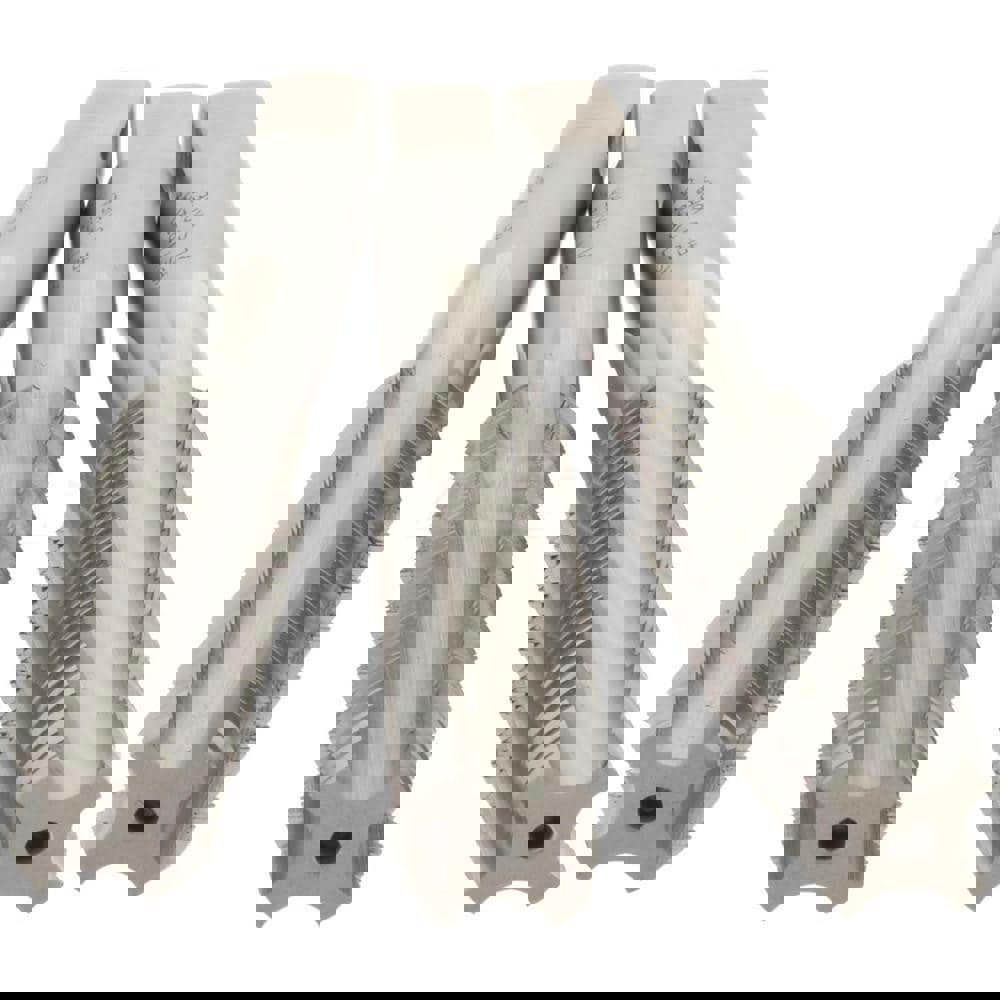 Tap Set: 7/16-20 UNF, 4 Flute, High Speed Steel, Bright Finish