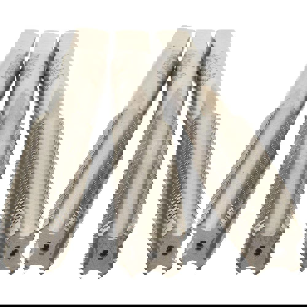 Tap Set: 9/16-18 UNF, 4 Flute, High Speed Steel, Bright Finish