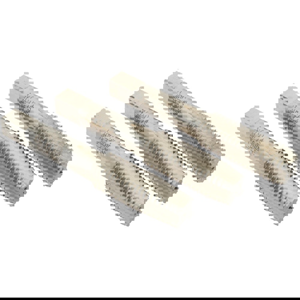 Tap Set: 11/16-11 UNS, 4 Flute, High Speed Steel, Bright Finish