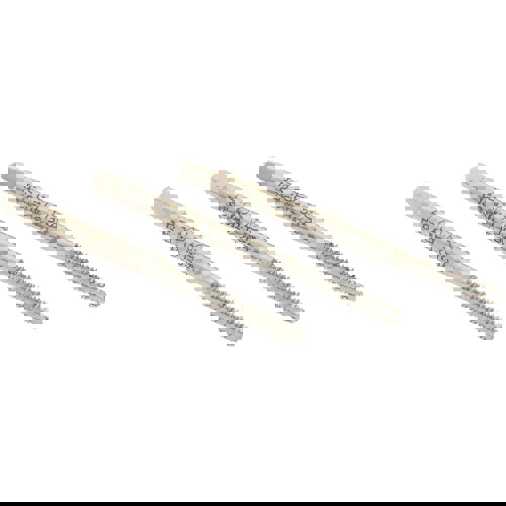 #4-40 UNC, 3 Flute, Bottoming, Plug & Taper, Bright Finish, High Speed Steel Tap Set