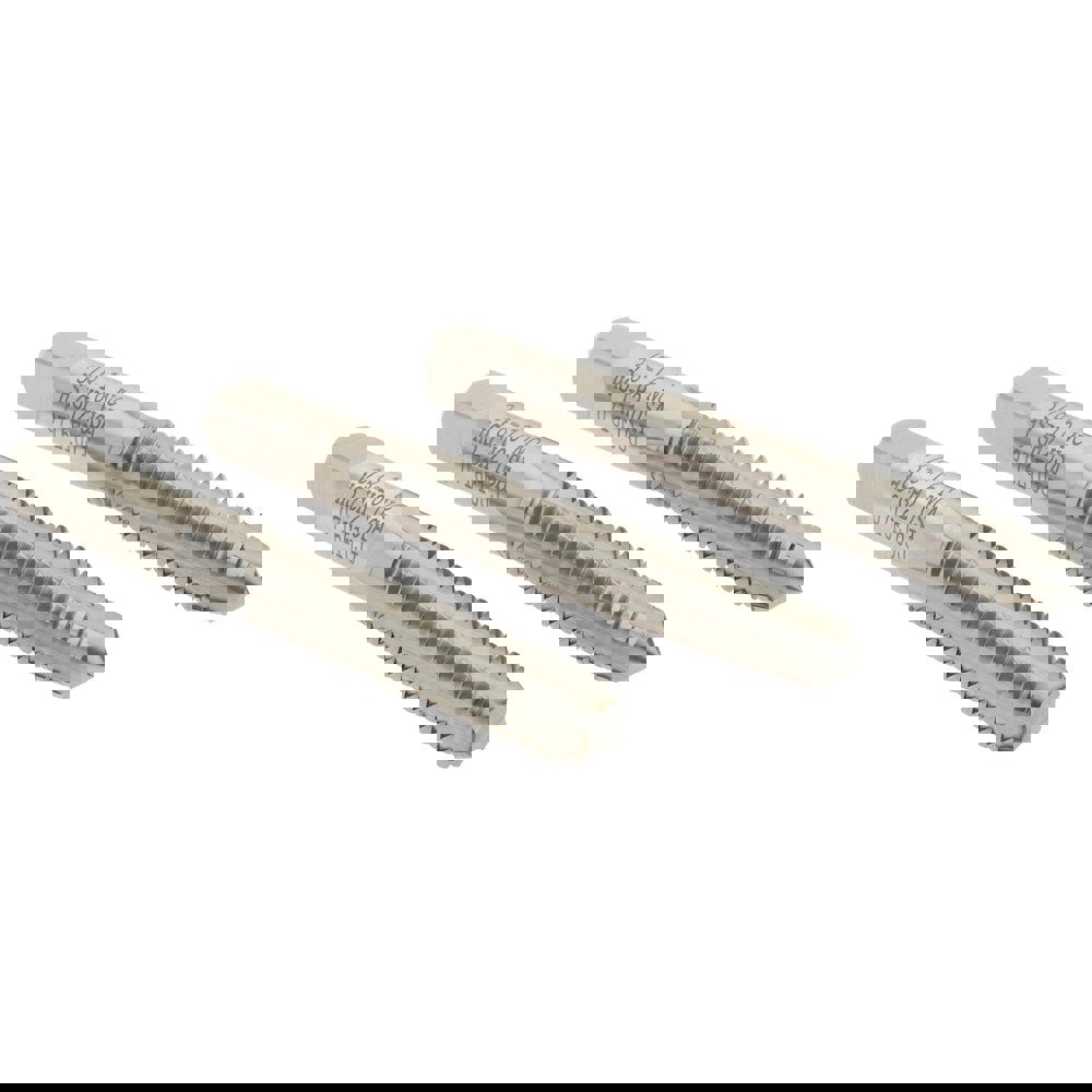 3/8-16 UNC, 4 Flute, Bottoming, Plug & Taper, Bright Finish, High Speed Steel Tap Set