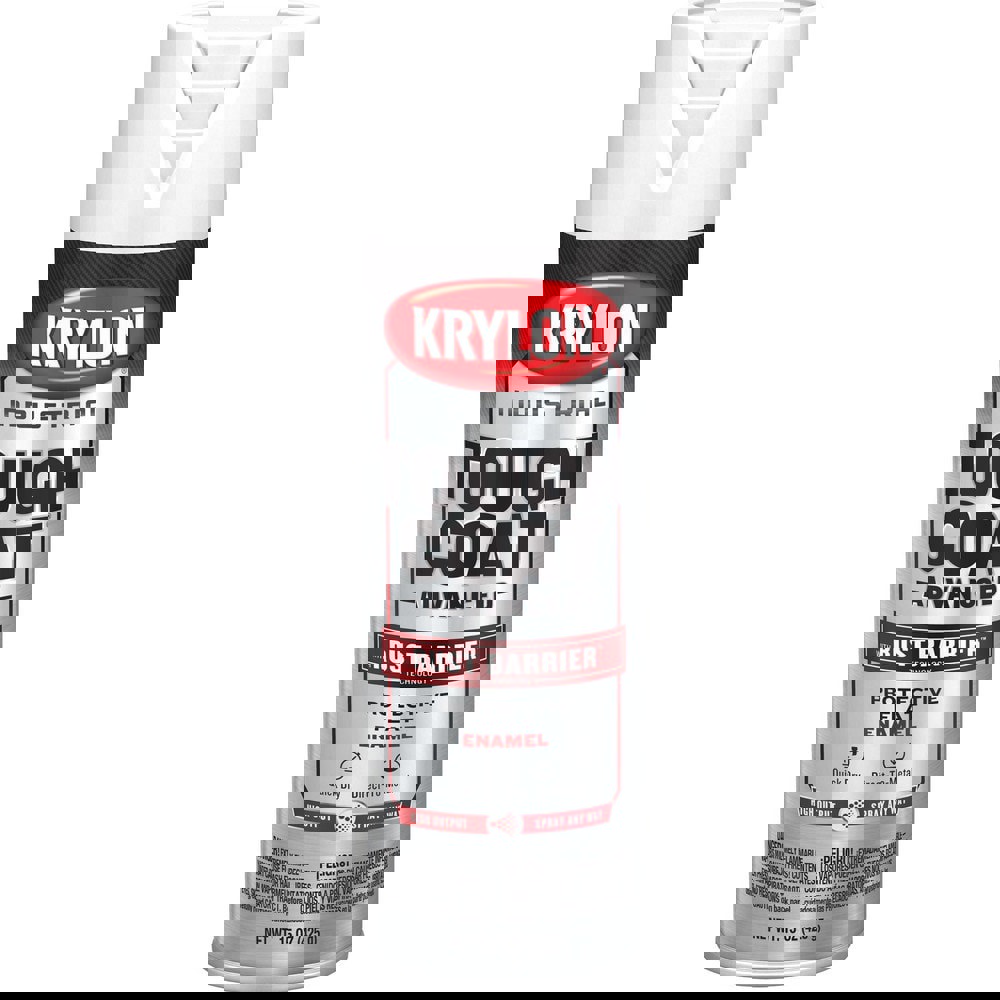 Spray Paints; Product Type: Rust-Preventive Acrylic Alkyd Enamel ; Color: White ; Finish: Flat ; Color Family: White ; Container Size (oz.): 15.000 ; Tack-free Dry Time (Minutes): 60