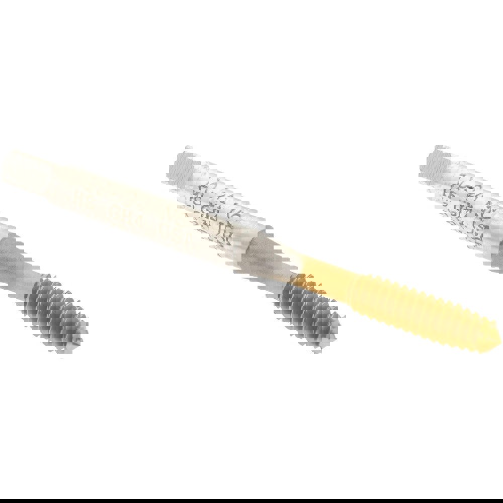 Thread Forming Tap: #10-24 UNC, Plug, High-Speed Steel, Titanium Nitride Coated