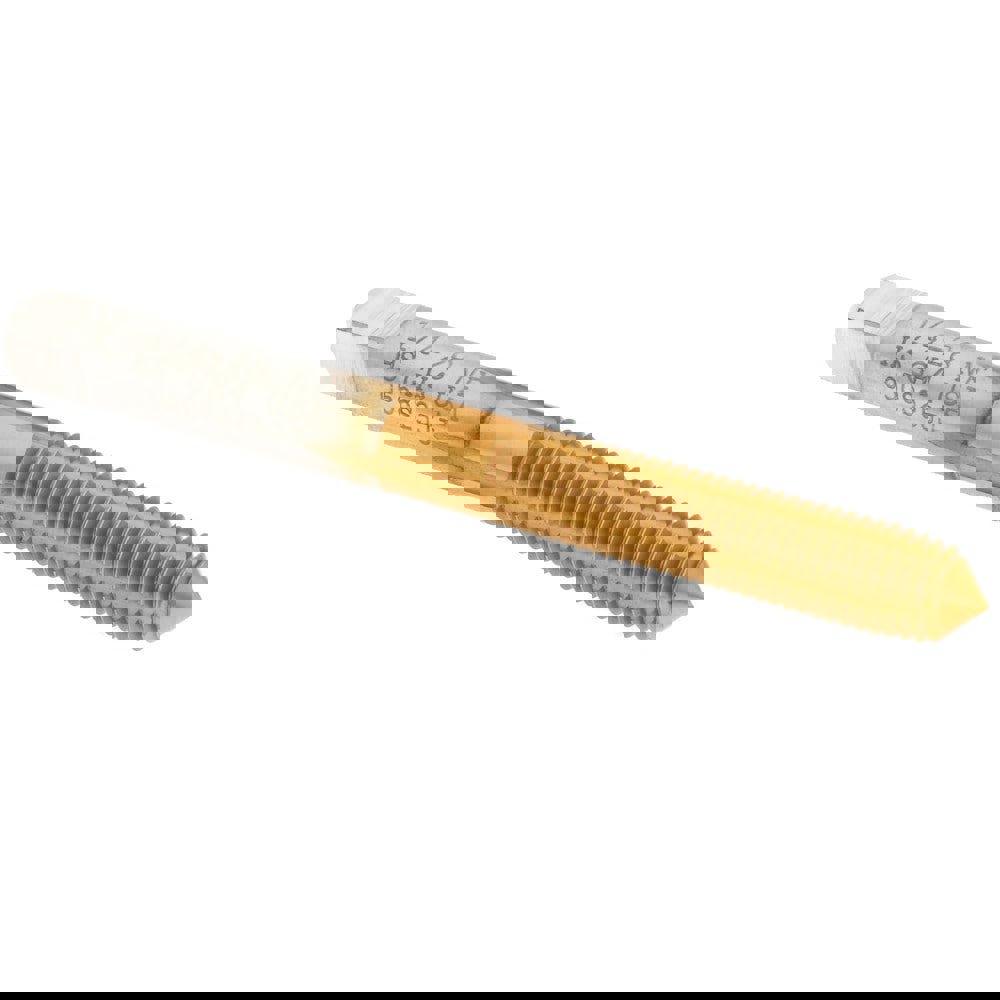 Thread Forming Tap: 1/4-28 UNF, 2B Class of Fit, Plug, High-Speed Steel, Titanium Nitride Coated