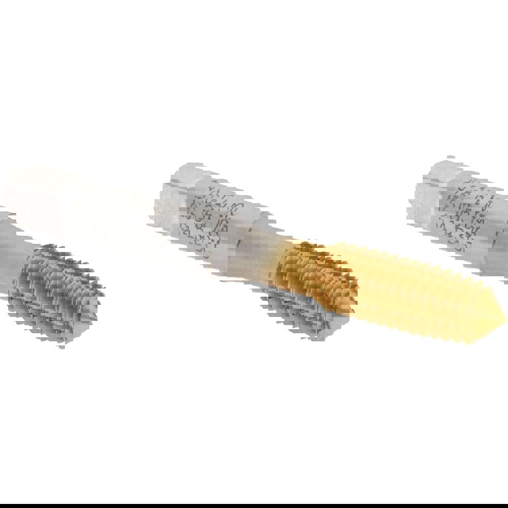 Thread Forming Tap: 3/8-16 UNC, 2B Class of Fit, Plug, High-Speed Steel, Titanium Nitride Coated