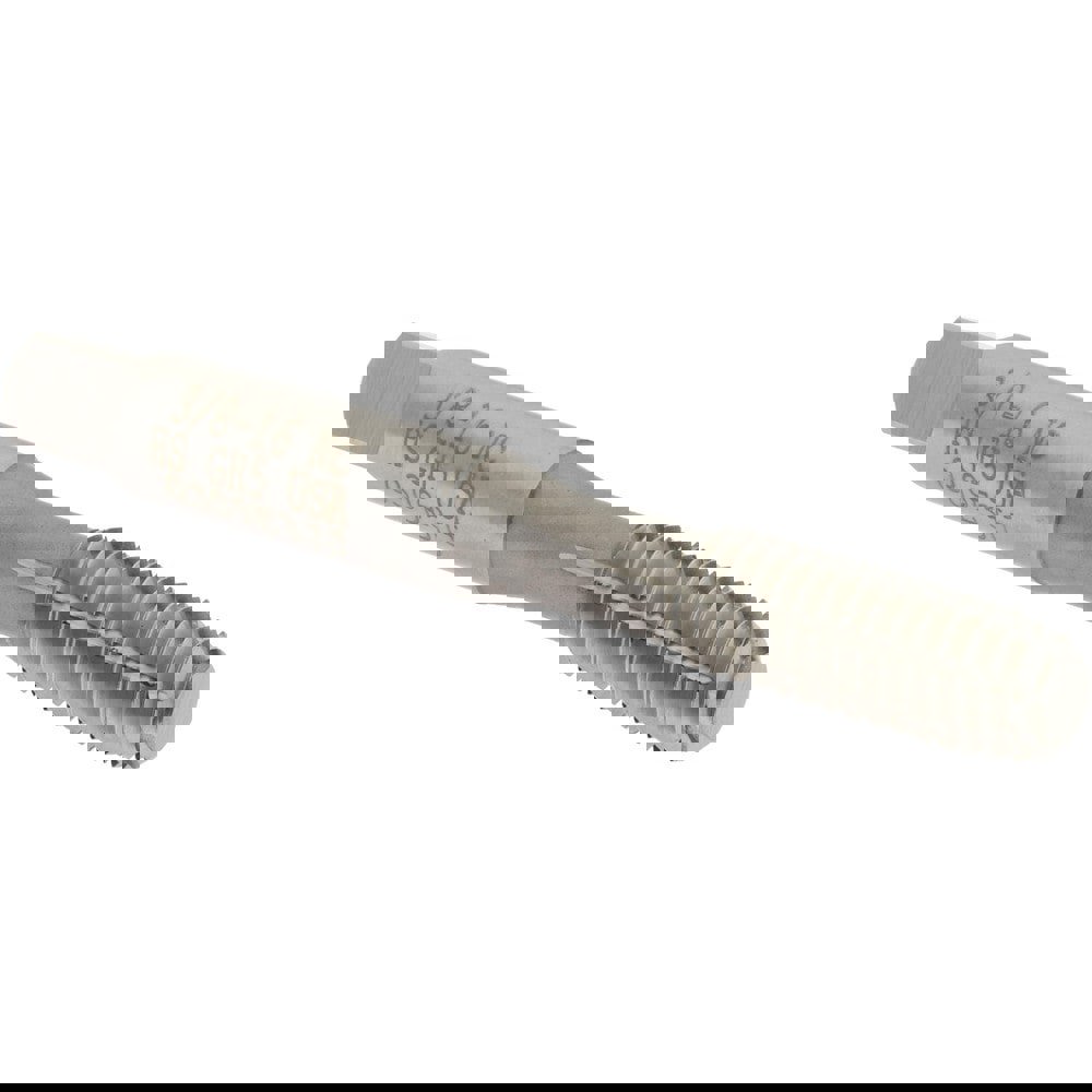 Thread Forming Tap: 3/8-16 UNC, 2B Class of Fit, Bottoming, High-Speed Steel, Bright/Uncoated Coated