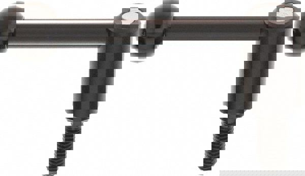 Threaded Stud Tension Lever Adjustable Clamping Handle: M12 x 1.75 Thread, 0.94