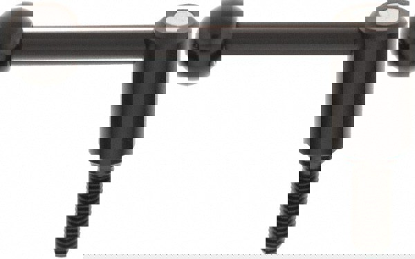 Threaded Stud Tension Lever Adjustable Clamping Handle: M12 x 1.75 Thread, 0.94