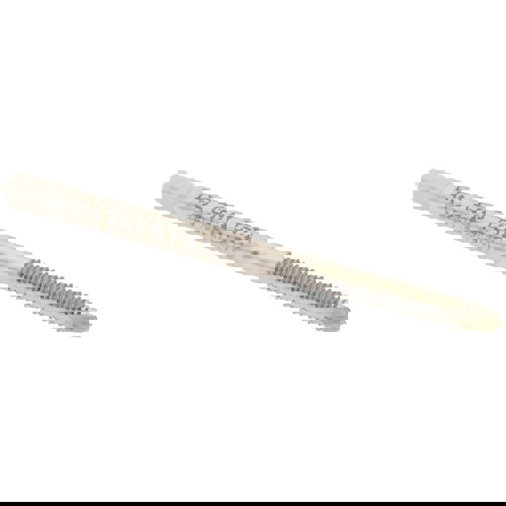 Spiral Point Tap: #5-40 UNC, 2 Flutes, Plug, High Speed Steel, Bright Finish