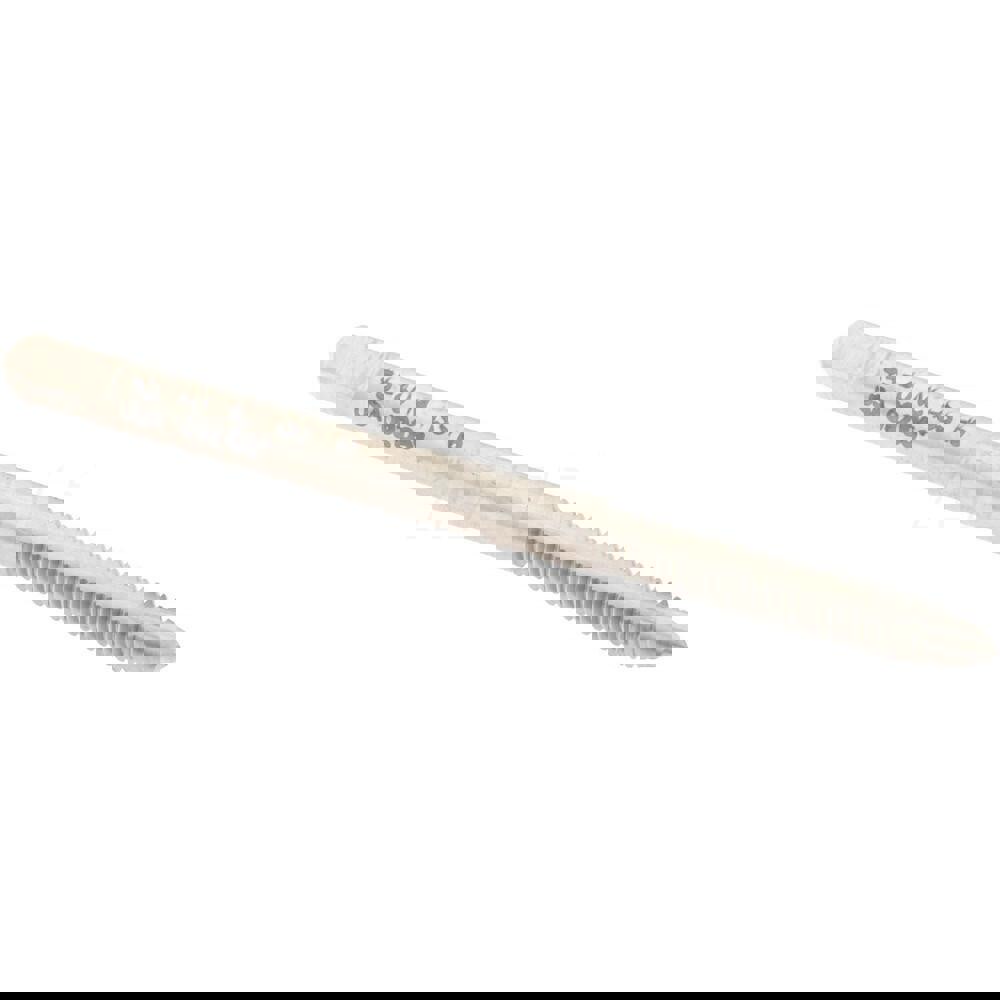 Spiral Point Tap: #5-40, UNC, 2 Flutes, Plug, High Speed Steel, Bright Finish