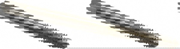 #8-32 Plug RH H4 Bright High Speed Steel 4-Flute Straight Flute Hand Tap