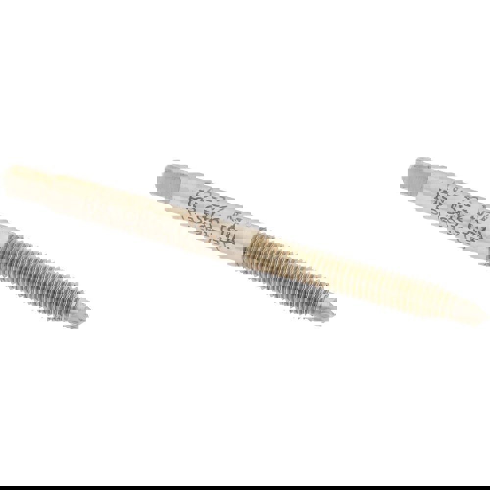 Spiral Point Tap: #10-32, UNF, 2 Flutes, Plug, High Speed Steel, Bright Finish