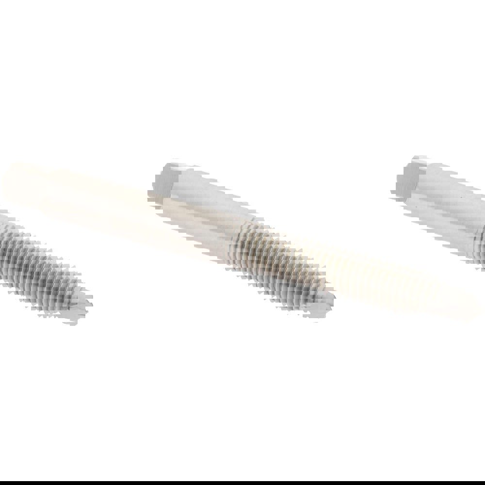 Spiral Point Tap: 1/4-28 UNF, 2 Flutes, Plug, High Speed Steel, Bright Finish