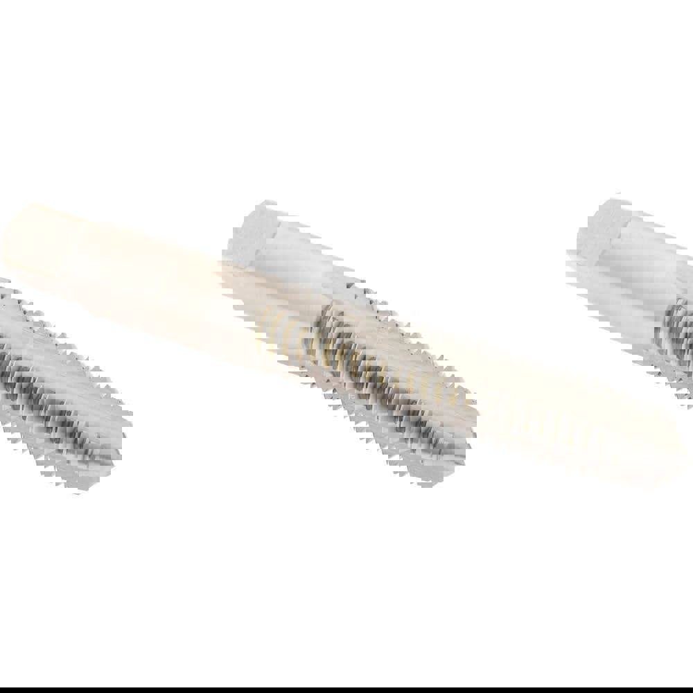 Straight Flute Tap: 3/8-16 UNC, 3 Flutes, Plug, 2B Class of Fit, High Speed Steel, Bright/Uncoated