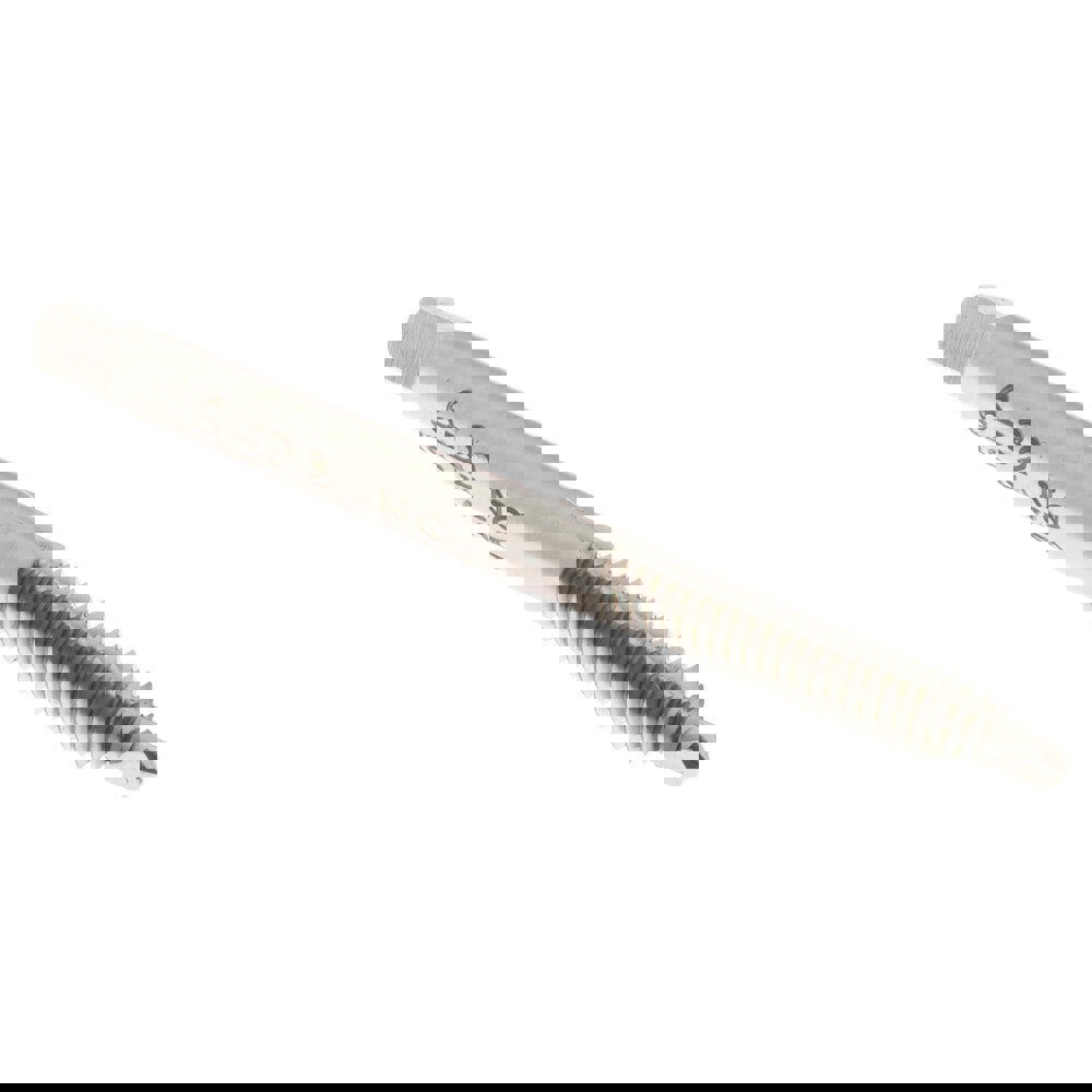 Spiral Point Tap: #6-32 UNC, 2 Flutes, Plug, High Speed Steel, Bright Finish