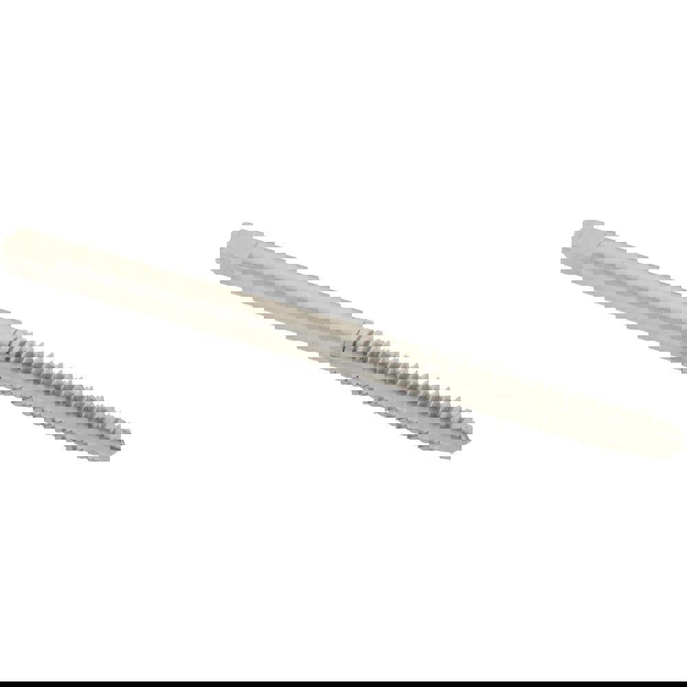 Straight Flute Tap: #6-32 UNC, 3 Flutes, Plug, High Speed Steel, Bright/Uncoated