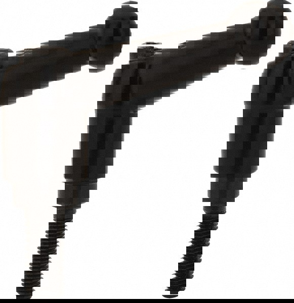 Threaded Stud Adjustable Clamping Handle: 1/4-20 Thread, 0.51