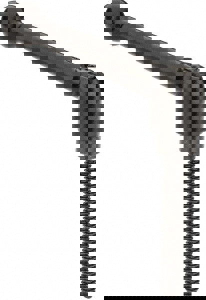 Threaded Stud Adjustable Clamping Handle: M8 x 1.25 Thread, 18 mm Hub Dia, Die Cast Zinc, Black