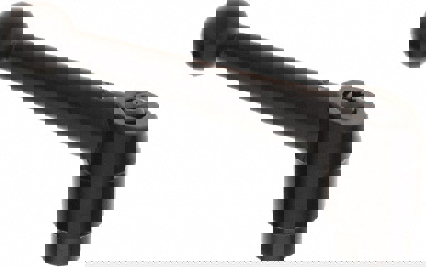 Tapped Adjustable Clamping Handle: M16 x 2.00 Thread, 30 mm Hub Dia, Zinc Die Cast with Steel Components