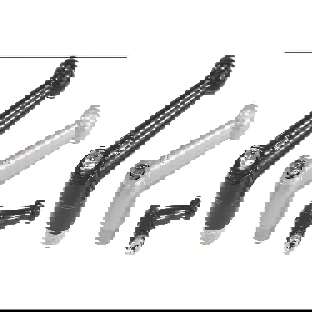 Metric Threaded Stud Adjustable Clamping Handle: M5 x 0.80 Thread, 0.51