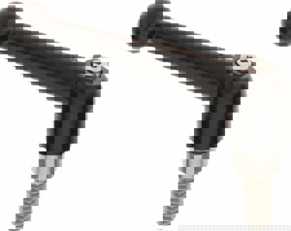 Threaded Stud Adjustable Clamping Handle: 3/8-16 Thread, 0.83