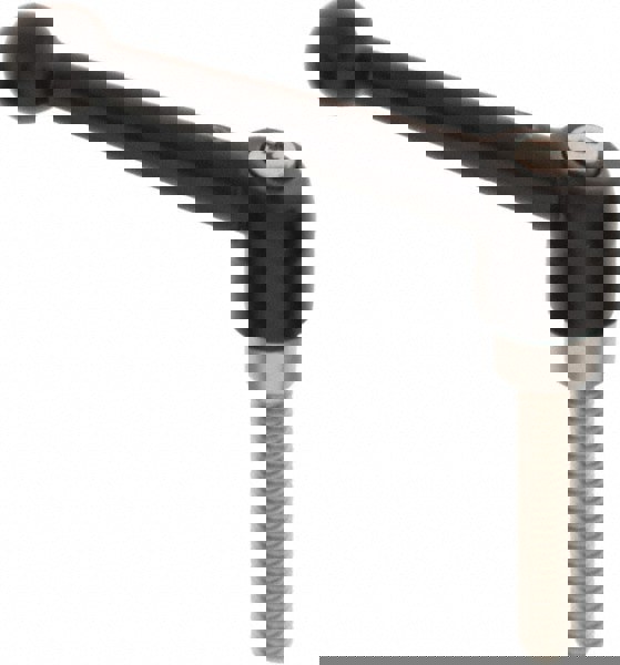 Threaded Stud Adjustable Clamping Handle: 3/8-16 Thread, 0.83