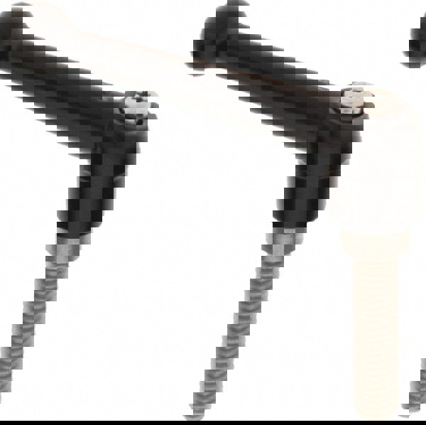 Threaded Stud Adjustable Clamping Handle: 1/2-13 Thread, 0.98