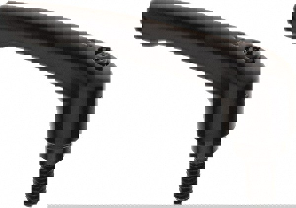 Threaded Stud Adjustable Clamping Handle: M8 x 1.25 Thread, 18.5 mm Hub Dia, Die Cast Zinc, Black