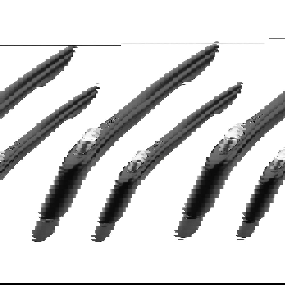 Threaded Stud Adjustable Clamping Handle: 1/2-13 Thread, 1.06