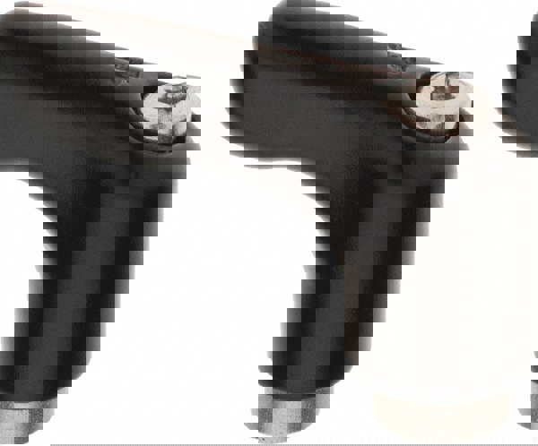 Metric Size Threaded Stud Adjustable Clamping Handle: M3 x 0.50 Thread, 13 mm Hub Dia, Zinc Die Cast with Stainless Steel Components