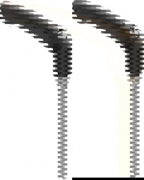 Metric Threaded Stud Adjustable Clamping Handle: M8 x 1.25 Thread, 18.5 mm Hub Dia, Zinc Die Cast with Stainless Steel Components