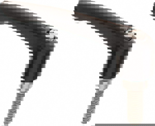 Threaded Stud Adjustable Clamping Handle: M12 x 1.75 Thread, 27 mm Hub Dia, Die Cast Zinc, Black