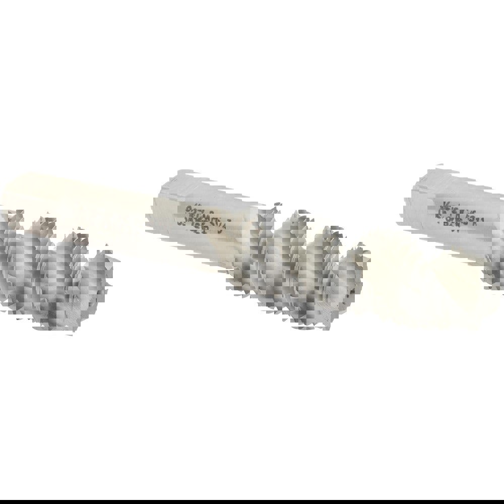 Spiral Flute Tap: 9/16-12, UNF, 3 Flute, Plug, High Speed Steel, Bright/Uncoated