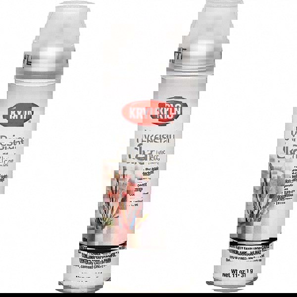 UV-Resistant Spray Paint: Clear, Matte, 11 oz