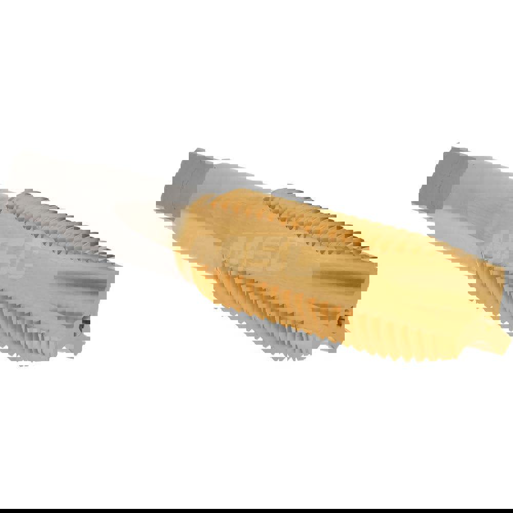 Spiral Point Tap: 1-8, UNC, 3 Flutes, Plug, 3B, High Speed Steel, TiN Finish