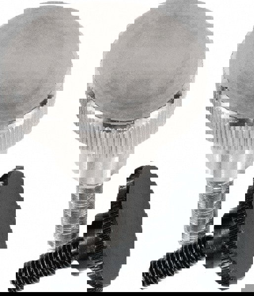 1.0718 Steel Thumb Screw: M4, Knurled Head