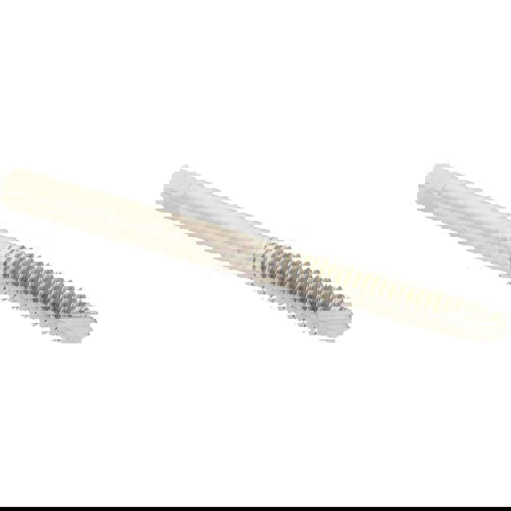 Spiral Point Tap: #10-24 UNC, 2 Flutes, Plug, High Speed Steel, Bright Finish