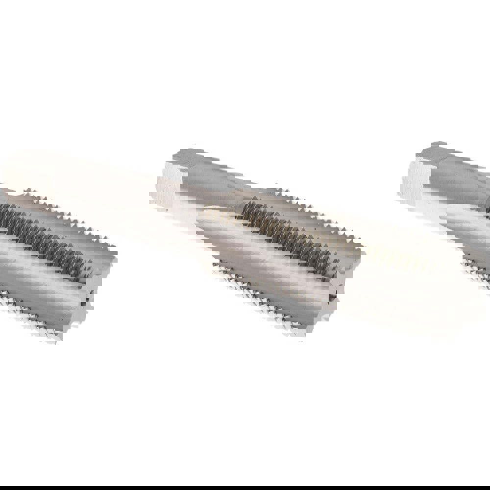 Straight Flute Tap: 5/8-18 UNF, 4 Flutes, Plug, High Speed Steel, Bright/Uncoated