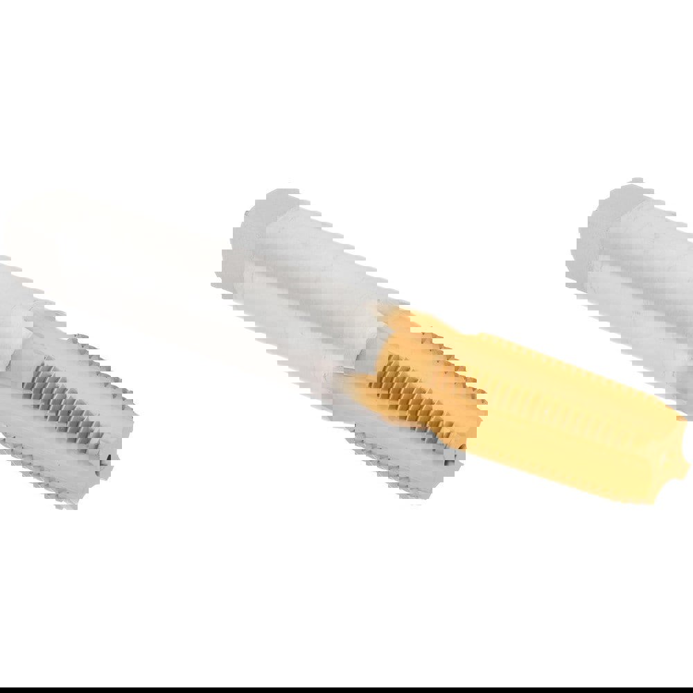 Extension Pipe Tap: 1/4-18 NPT, 4 Flutes, Plug Chamfer, High Speed Steel