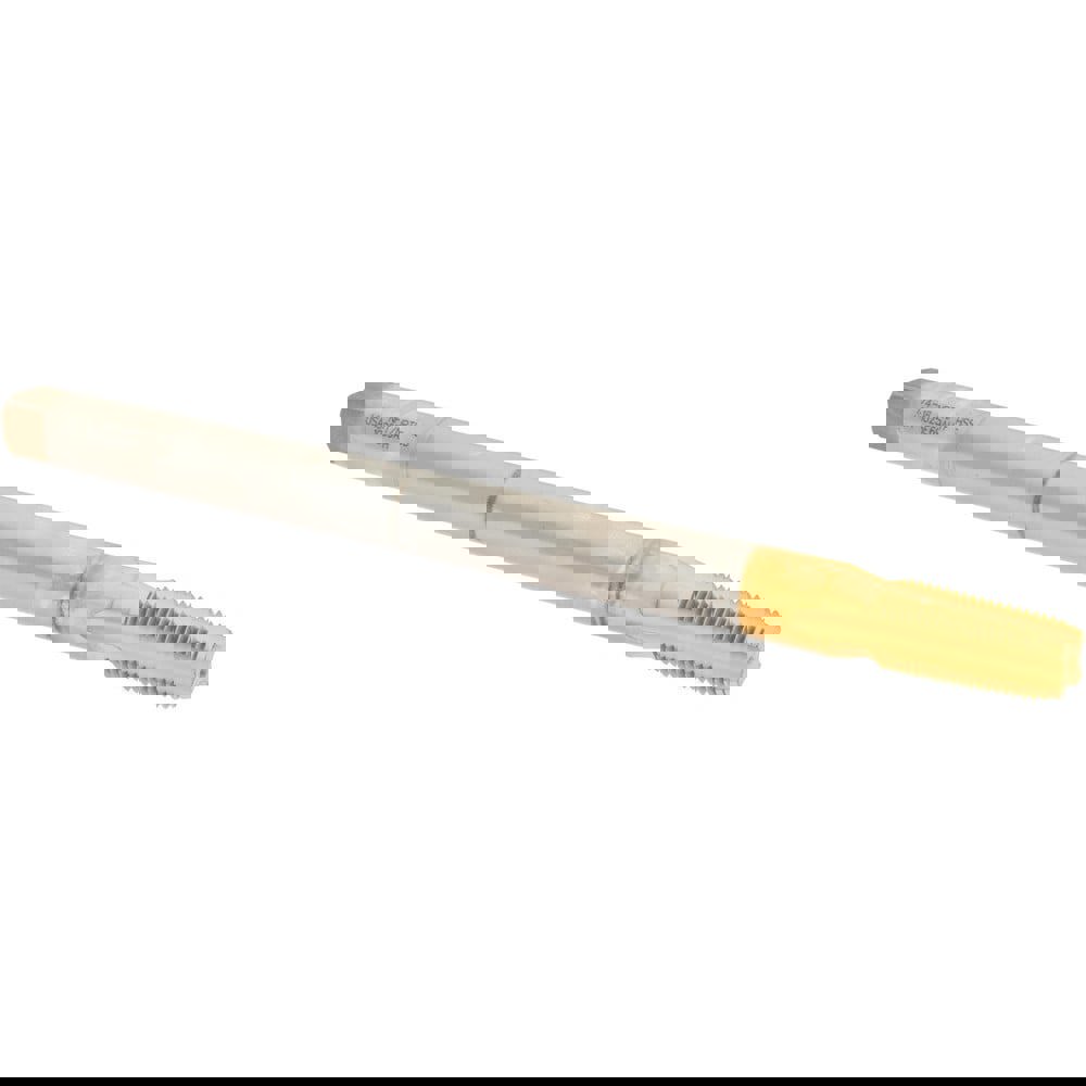 Extension Pipe Tap: 1/4-18 NPT, 4 Flutes, Plug Chamfer, High Speed Steel