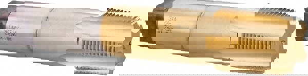 Extension Pipe Tap: 3/4-14 NPT, 5 Flutes, Plug Chamfer, High Speed Steel