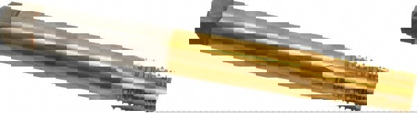 Extension Pipe Tap: 3/8-18 NPTF, 5 Flutes, High Speed Steel