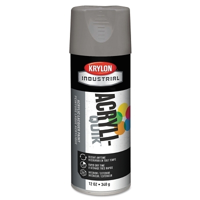 Lacquer Spray Paint: Smoke Gray, Gloss, 16 oz