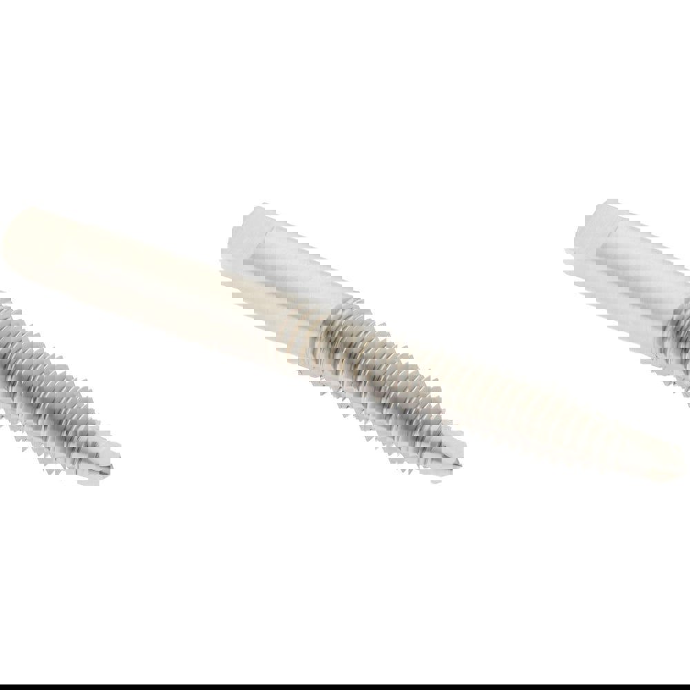 Spiral Point Tap: 1/4-20 UNC, 2 Flutes, Plug, 3B Class of Fit, High Speed Steel, Bright Finish