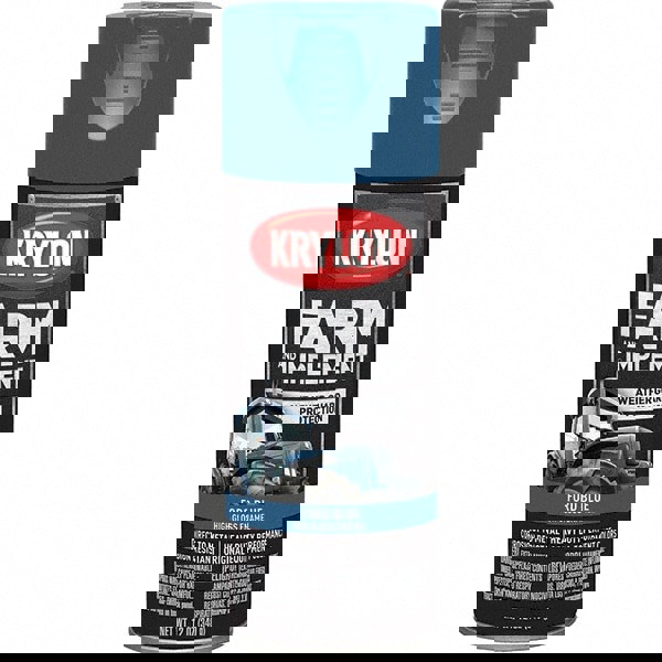 Floor Coating Spray Paint: Blue, Gloss, 12 oz