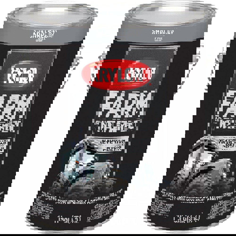 Paints; Product Type: Brush-On ; Color Family: Gray ; Color: Sandable Gray ; Applicable Material: Wood; Metal ; Indoor/Outdoor: Outdoor ; Container Size: 1 gal