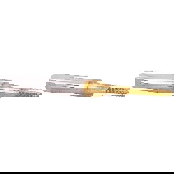 M1.6x0.35 Plug RH D1 TiN High Speed Steel 2-Flute Straight Flute Hand Tap