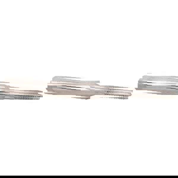Straight Flute Tap: M2x0.40 Metric Coarse, 3 Flutes, Plug, High Speed Steel, Bright/Uncoated