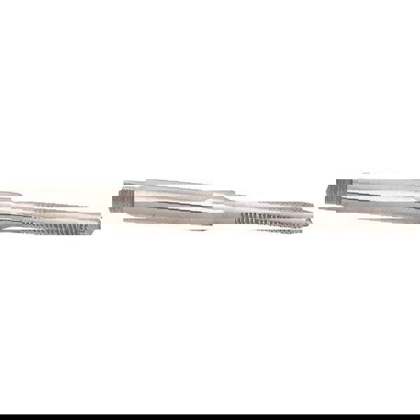 Straight Flute Tap: M2.5x0.45 Metric Coarse, 3 Flutes, Plug, High Speed Steel, Bright/Uncoated