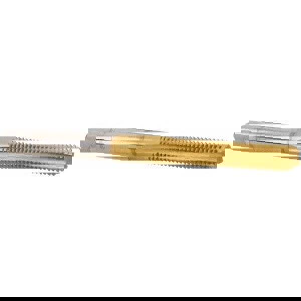 Straight Flute Tap: M4x0.70 Metric Coarse, 4 Flutes, Bottoming, High Speed Steel, TiN Coated